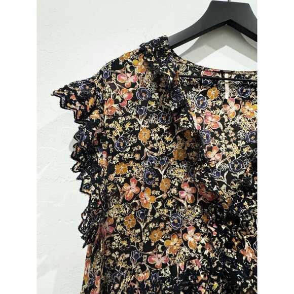 FREE PEOPLE 'Milania' Floral Maxi Dress - Dark Combo - SMALL RRP$168 - Picture 7 of 16